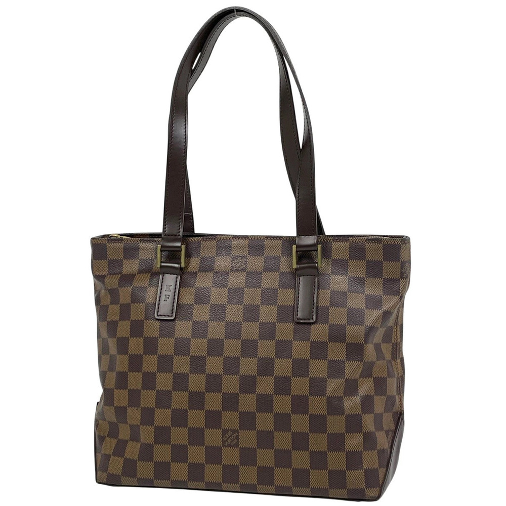 Louis Vuitton Cabas Piano Tote Bag Damier Brown